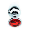 Generique Plug bijou Spolly Small - Rouge 6 x 2.7cm
